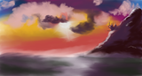 Updated Canterlot Sunset