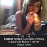 smoking girls