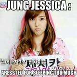 jessica arrested for sleeping