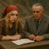 Ava Max and Enver Hoxha discuss plans after the day