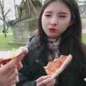 VERY cute and tiny heejin eating salty pizza in front of Lumír and Píseň and Libuše and Přemysl in Vyšehradské sady, Vyšehrad, Prague, Czech Republic (50.0638889, 14.4175), 2017 - 47.95fps_thumb.jpg