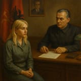 Ava Max meets Enver Hoxha in his office