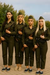 Dua, Rita, Bebe and Ava as partisans