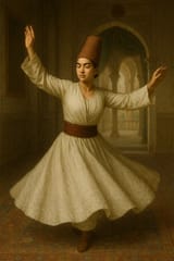 Dua Lipa dances as a whirling dervish