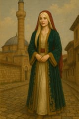 Ava Max leaves the mosque after her prayers