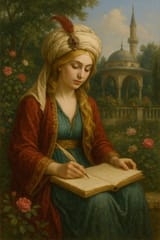 Ava Max writes poetry in the garden