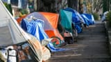 homeless encampment in portland