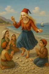 Ava Max entertains children on the beach