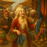 Ava Max shops at the bazaar