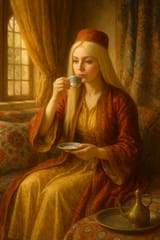 Ava Max enjoys Turkish coffee