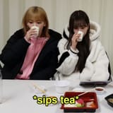 sips tea