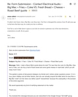 albini email 1