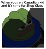Canada politically correct Ontario shop teacher pepe
