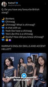 karina’s wide vocabulary