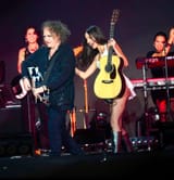 Olivia Rodrigo and Robert Smith