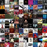 Top 100 albums collage 10x10 June 2025
