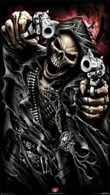 BADASS GRIM REAPER PISTOLS
