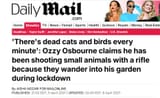 ozzy dead cats