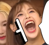 chuu shouting