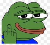 middle finger smug