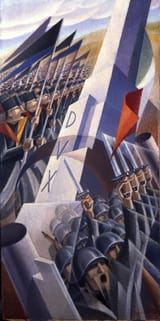 alessandro-bruschetti-painting-sintesi-fascista-fascist-synthesis-left-1935-wolfsonian-florida-international-university-miami-beach-florida
