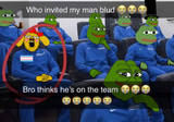 tranny janny he thinks he pepe blud zoomer tiktok