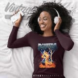 Pantera-Shirt-South-Girl-Flag-Sexy-Long-Sleeve-Tee