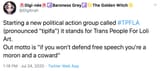 Tranime does to a numale