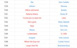 tj media karaoke list