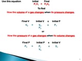 Use+this+equation+Initial+Final+P1V1+=+P2V2+To+find+How+the+volume+of+a+gas+changes+when+its+pressure+changes.