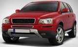 XC 90 rot R-Design ohne Dachreling