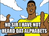 nosirihavenothearddatalphabets