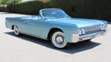 1963 Lincoln Continental Convertible light blue