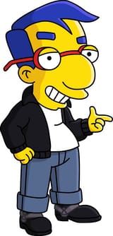 milhouse enters the thread
