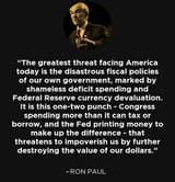 Ron Paul on the greatest threat to America