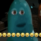 laughing