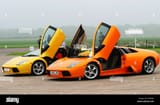 front-quarter-view-of-lamborghini-murcielago-and-gallardo-together-AYPXHD