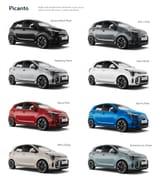 2025 kia picanto colours
