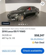 They barely depreciate