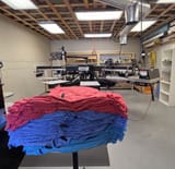 I screen print out of my garage
