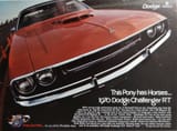 Challenger = pony car