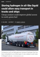 liquid organic hydrogen carriers