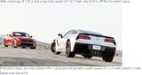 Edmunds GTR vs C7 Stingray