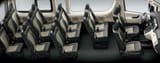 Toyota HiAce SLWB Commuter seating arrangement