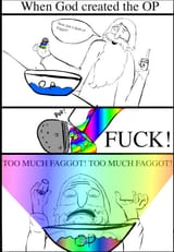 when god created op