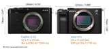 Fujifilm-X-E4-vs-Sony-Alpha-A7c-size-comparison
