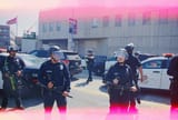 police - looking up