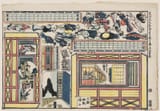 Newly Published Cleverly Designed Lantern Picture, Part 1 The Magic Fox in Three Countries, Part 1 (Shinpan daishikake tôrô-e, jô no maki; Sangoku yôko den, jô) 「しんぱん大しかけとうろうゑ 上のまき」「三国妖狐伝 上」 1800s
