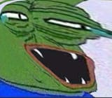 Laugh Pepe Sharp Teeth