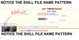 SHILL FILE NAME PATTERN